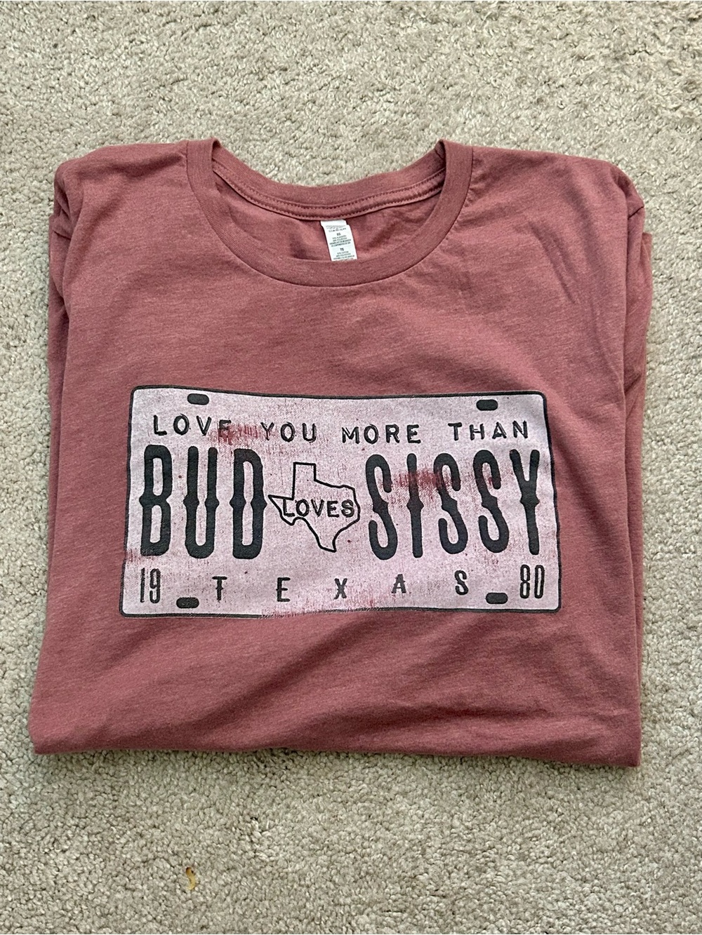 “Love You More than Bud Loves Sissy” Graphic Tee